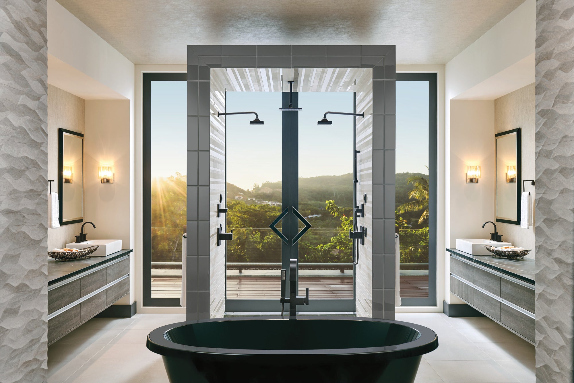 Brizo Siderna High - Quality Zinc Towel Ring with Elegant Design
