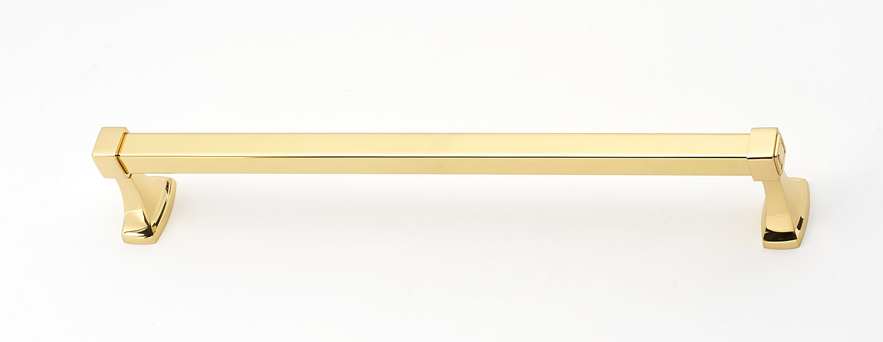 Alno 18-Inch Modern Cube Bath Towel Bar for Elegant Bathrooms