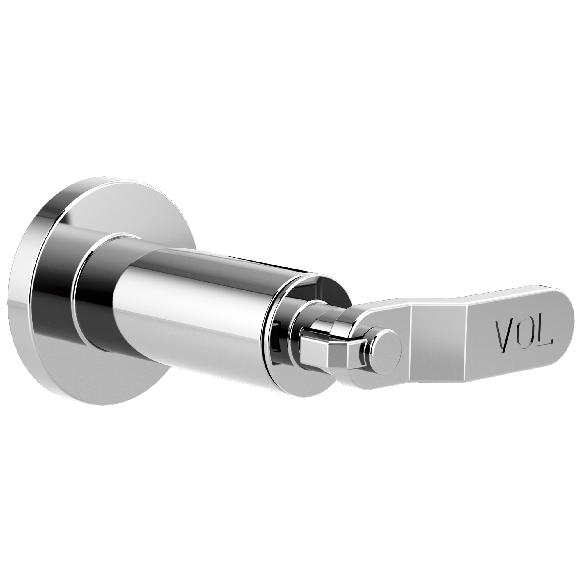 Brizo Litze Sensori Volume Control Trim with Industrial-Style Lever for Bathroom Faucets