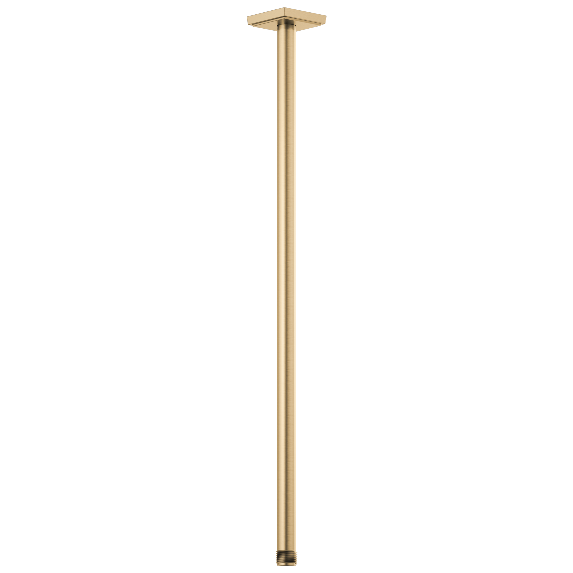 Brizo 24-Inch Universal Ceiling-Mounted Shower Arm with Square Flange for Luxury Showering