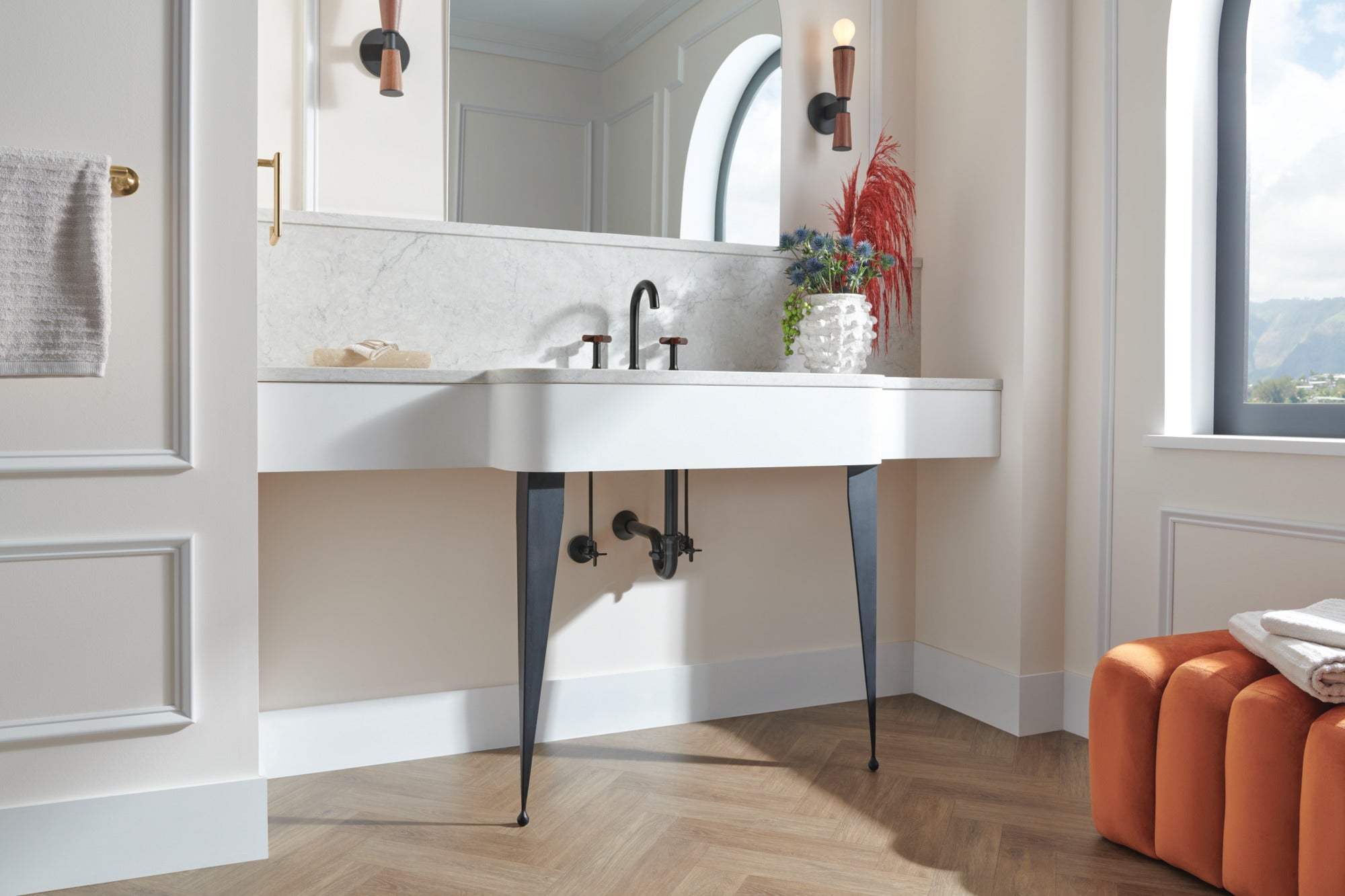 Brizo 20-Inch High-Quality Metal Bathroom Supply Line for Exposed Plumbing