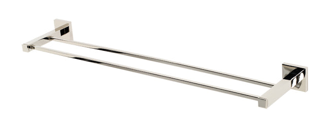 Alno Contemporary II 24-Inch Double Towel Bar for Modern Bathrooms