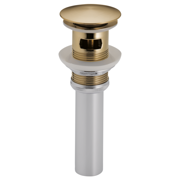 Brizo Premium Push - Button Pop - Up Drain with Overflow for Lavatory Sinks