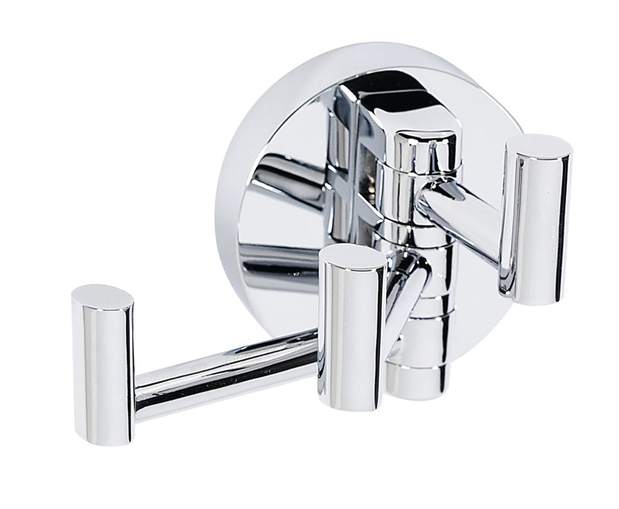 Alno Contemporary I Modern Bathroom Swivel Robe Hook for Hanging Robes and Towels
