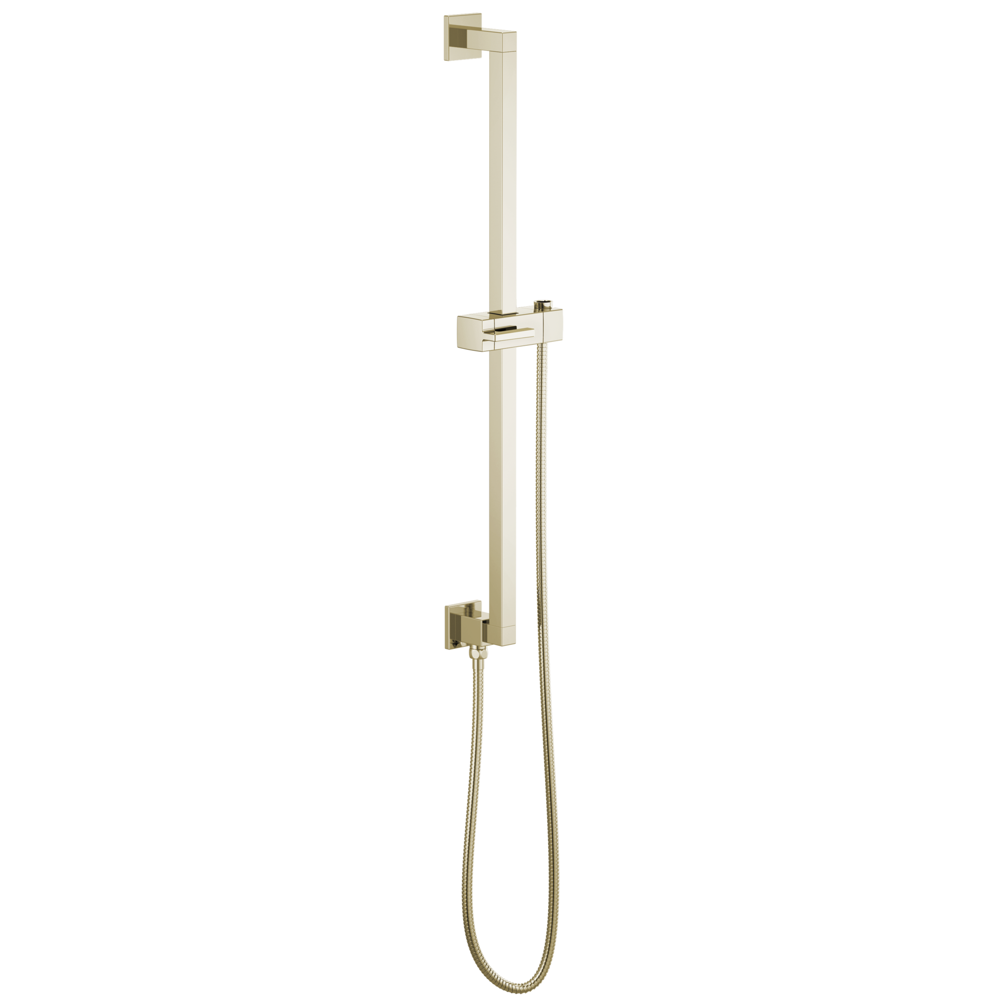 Brizo Universal Square Linear Slide Bar with Stretchable Hose for Showering