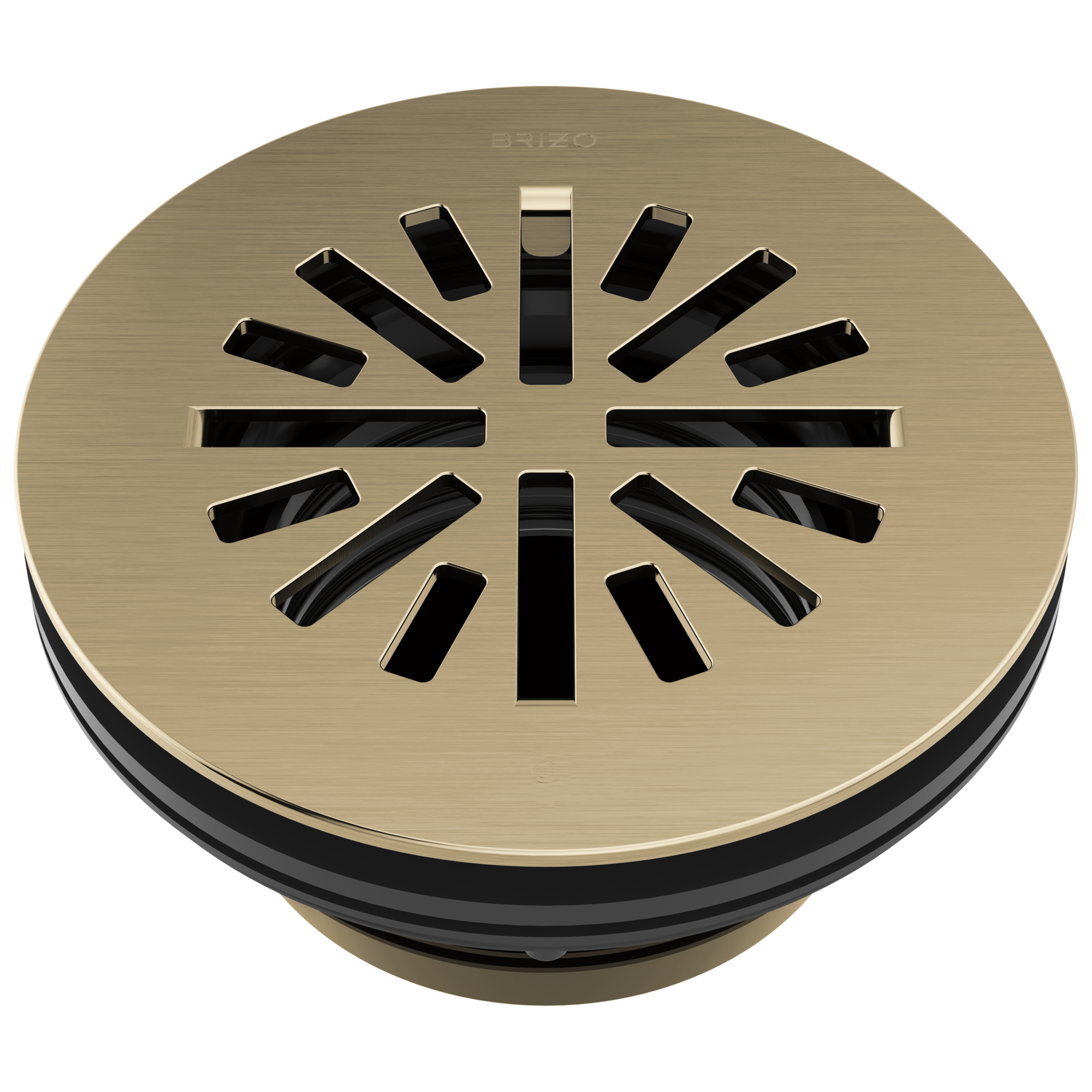 Brizo 4-Inch Prefabricated Round Shower Drain with Premium Features