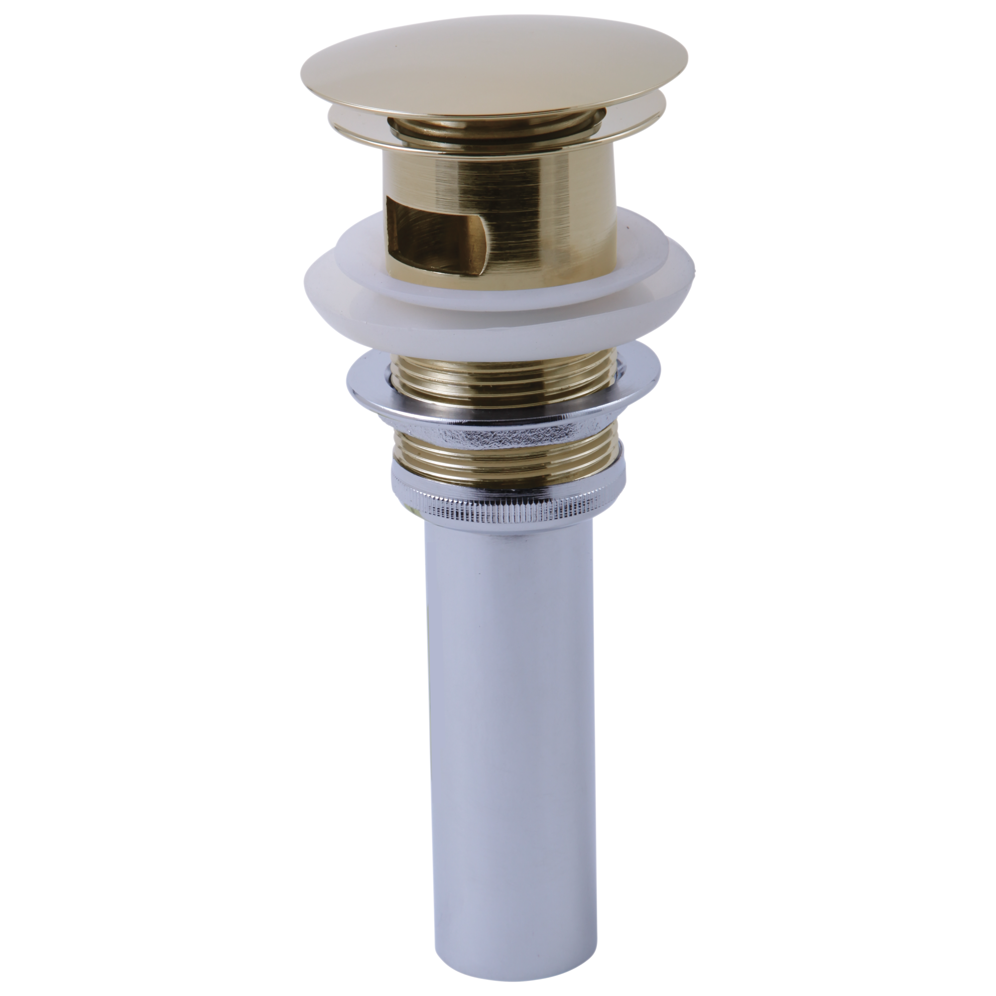 Brizo Premium Push - Button Pop - Up Drain with Overflow for Lavatory Sinks