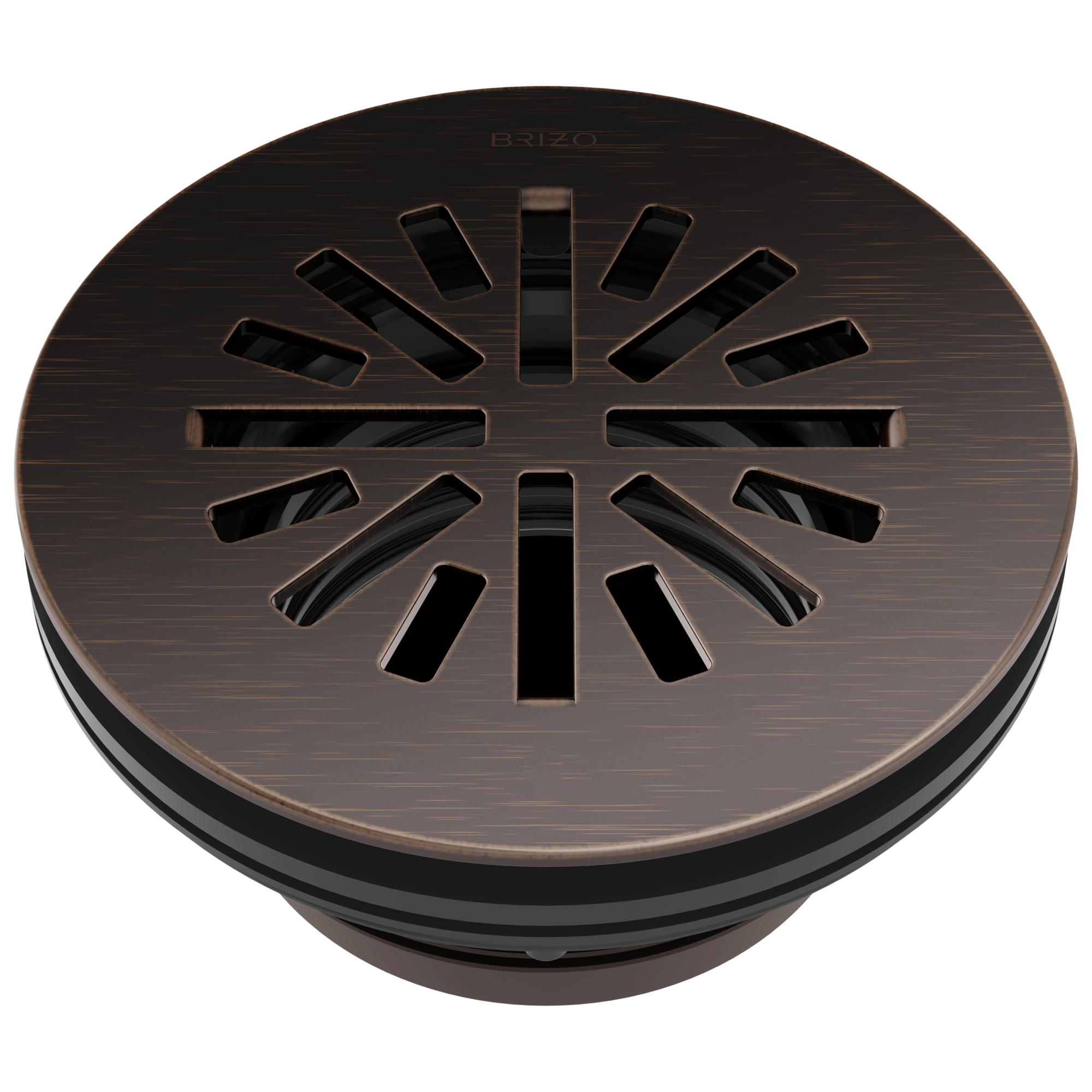 Brizo 4-Inch Prefabricated Round Shower Drain with Premium Features
