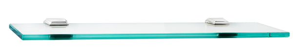 Alno Geometric 18' Bathroom Glass Shelf with Durable Brackets