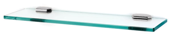 Alno Nicole 18 - Foot Glass Bathroom Shelf with Brackets for Bathroom Accessories