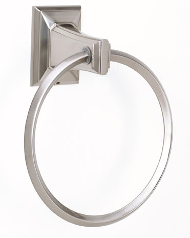 Alno Transitional Geometric Style Bathroom Towel Ring