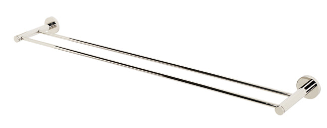 Alno Contemporary I Series 30-Inch Center-to-Center Double Bathroom Towel Bar for Modern Bathrooms
