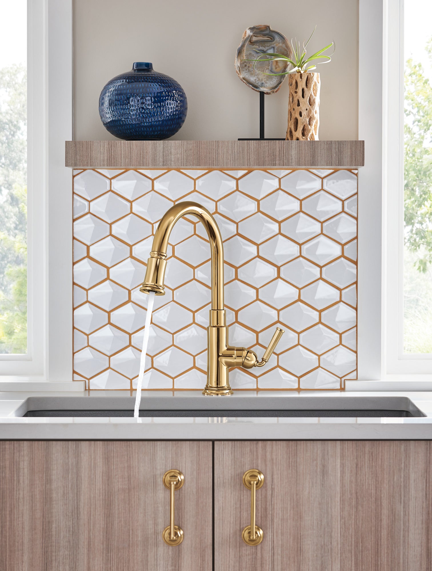 Brizo Rook High - Quality Pull - Down Kitchen and Bathroom Faucet