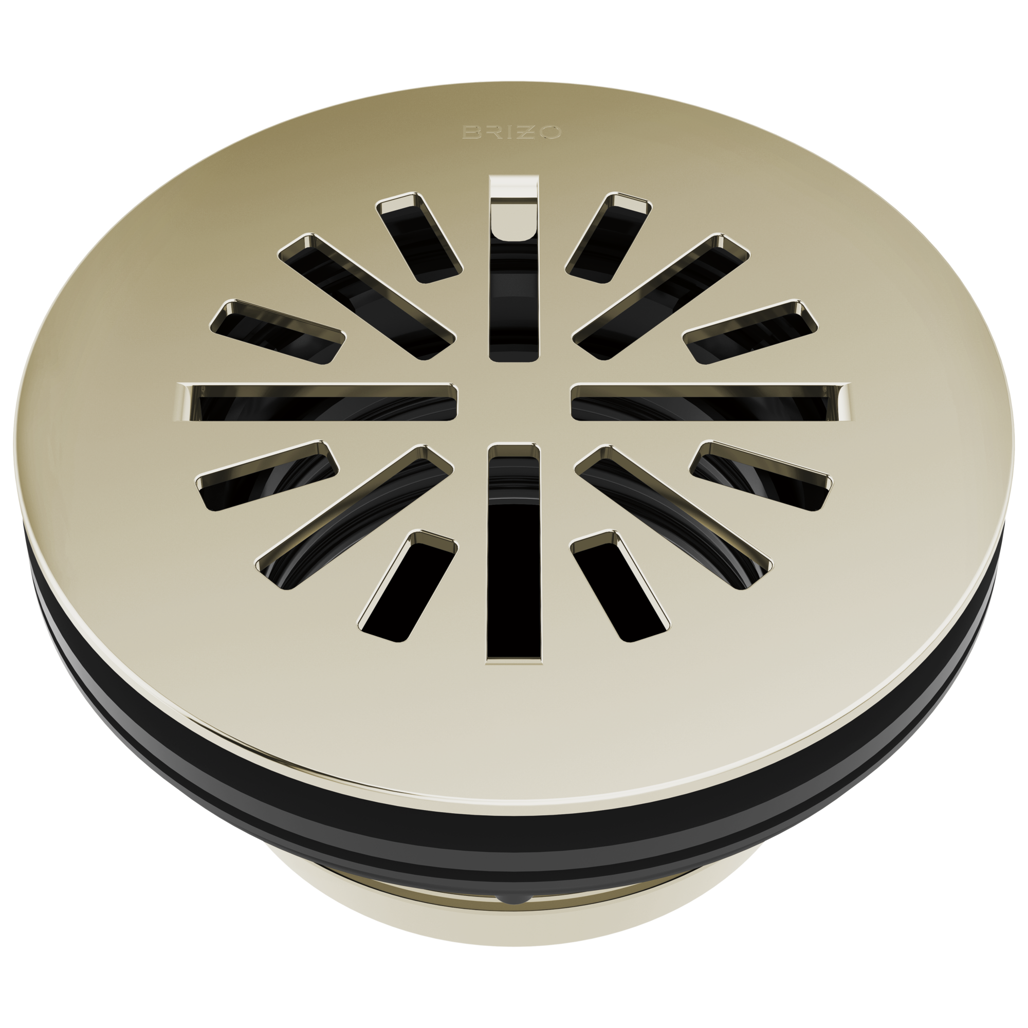 Brizo 4-Inch Prefabricated Round Shower Drain with Premium Features