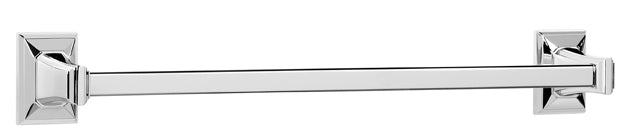 Alno 12-Feet Geometric Transitional Style Bath Towel Bar