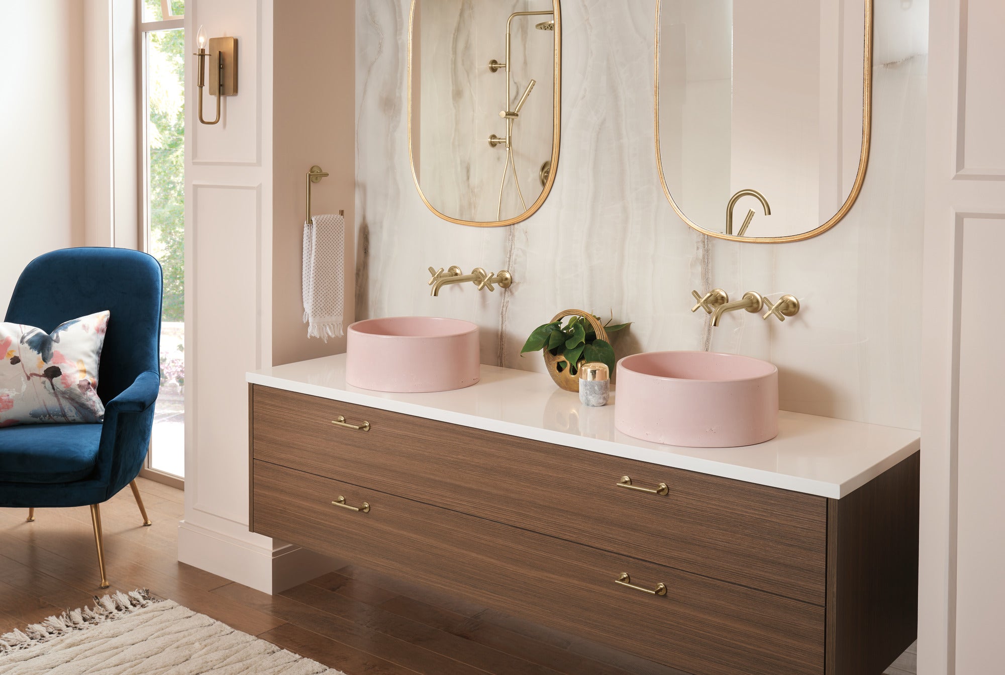 Brizo Odin High - Quality Brass Drawer Pull for Modern Bathroom and Furniture