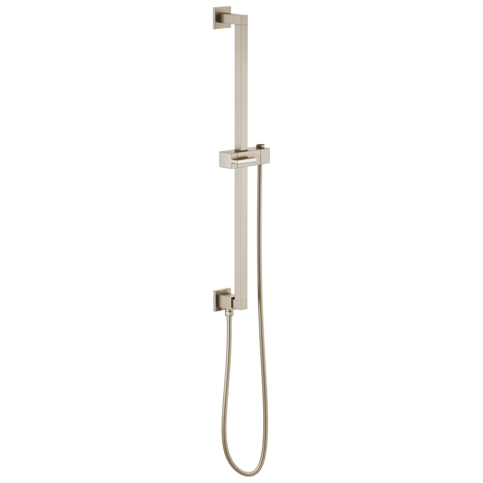 Brizo Universal Square Linear Slide Bar with Stretchable Hose for Showering