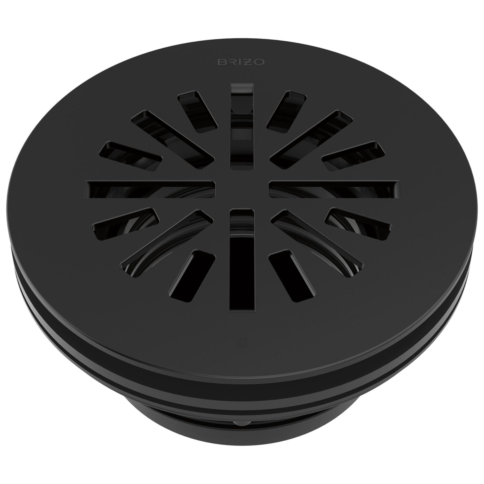 Brizo 4-Inch Prefabricated Round Shower Drain with Premium Features