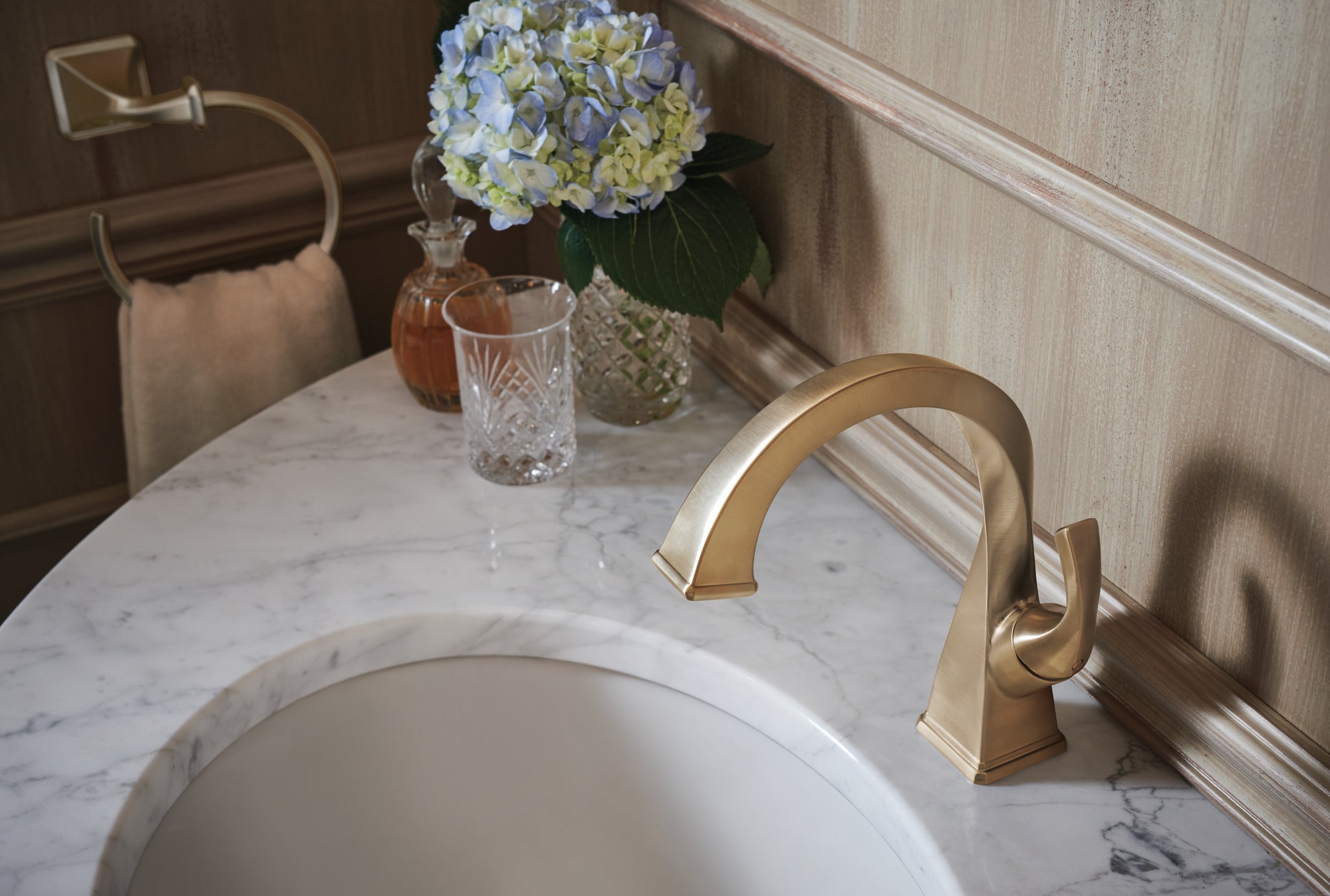 Brizo Virage Luxury Bathroom Towel Ring for Elevated Decor