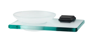 Alno Transitional Geometric Style Bath Soap Dish for Modern Bathrooms