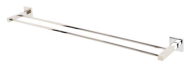 Alno Contemporary II Modern Bathroom Double Towel Bar with 30-Inch Center-to-Center Distance