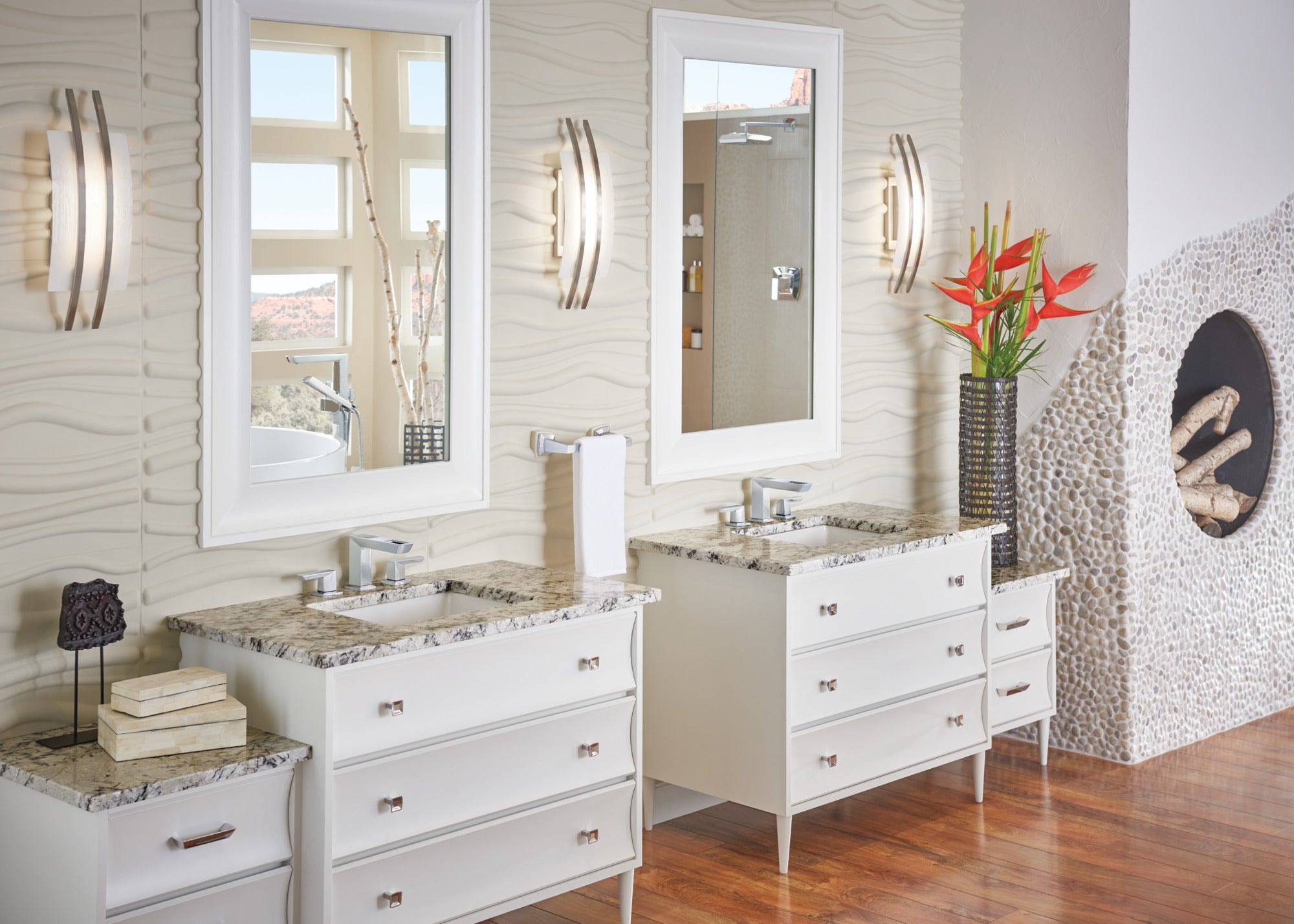 Brizo Vettis 8-Foot Premium Zinc Towel Bar for Modern Bathrooms