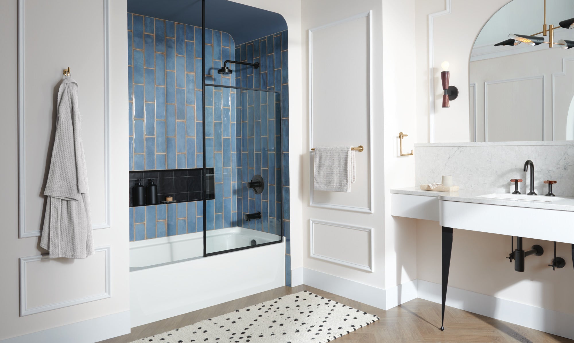 Brizo 20-Inch High-Quality Metal Bathroom Supply Line for Exposed Plumbing