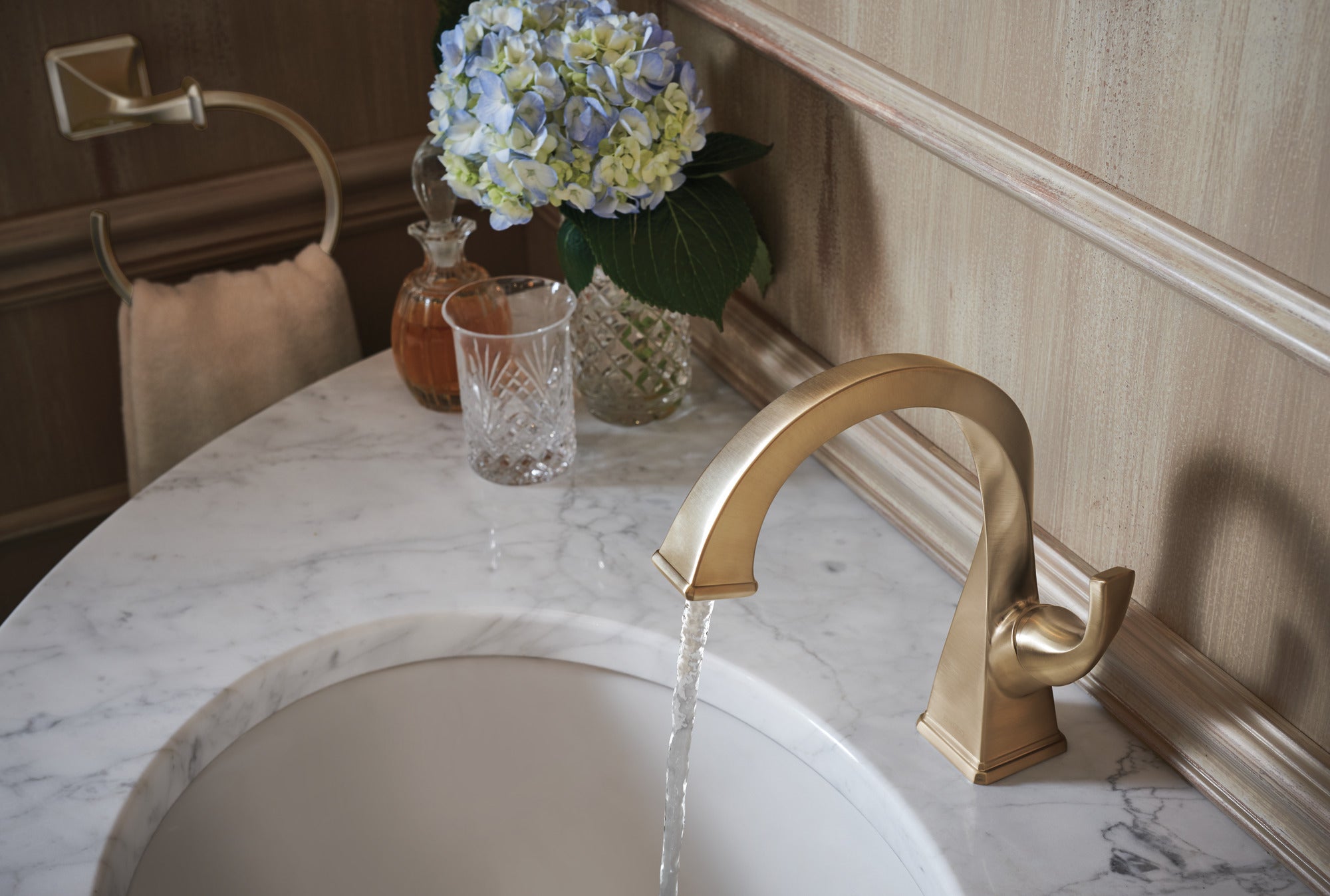 Brizo Virage Luxury Bathroom Towel Ring for Elevated Decor
