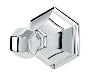 Alno Nicole 2 3/4-Inch Traditional Bathroom Robe Hook with Modern Durability