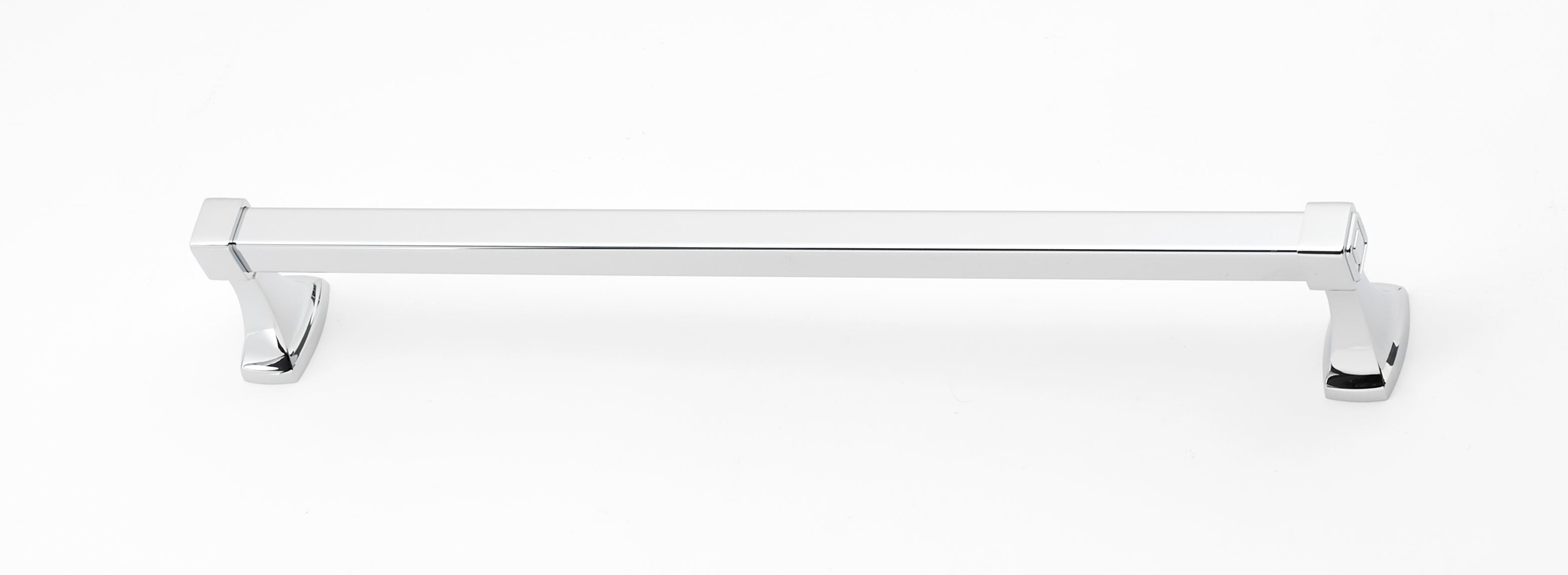 Alno 18-Inch Modern Cube Bath Towel Bar for Elegant Bathrooms