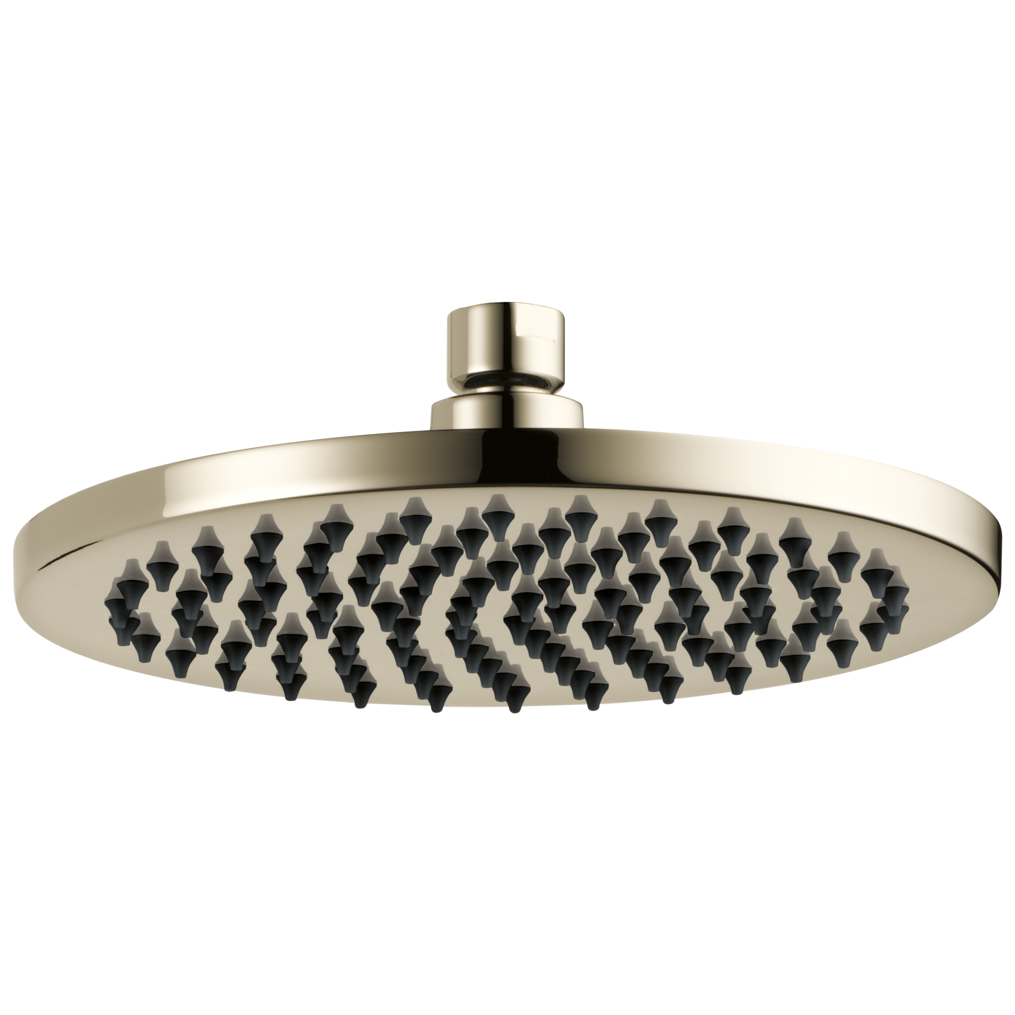Brizo 8-Inch Linear Round Single-Function Raincan Shower Head with 2.5 GPM for Luxury Showers