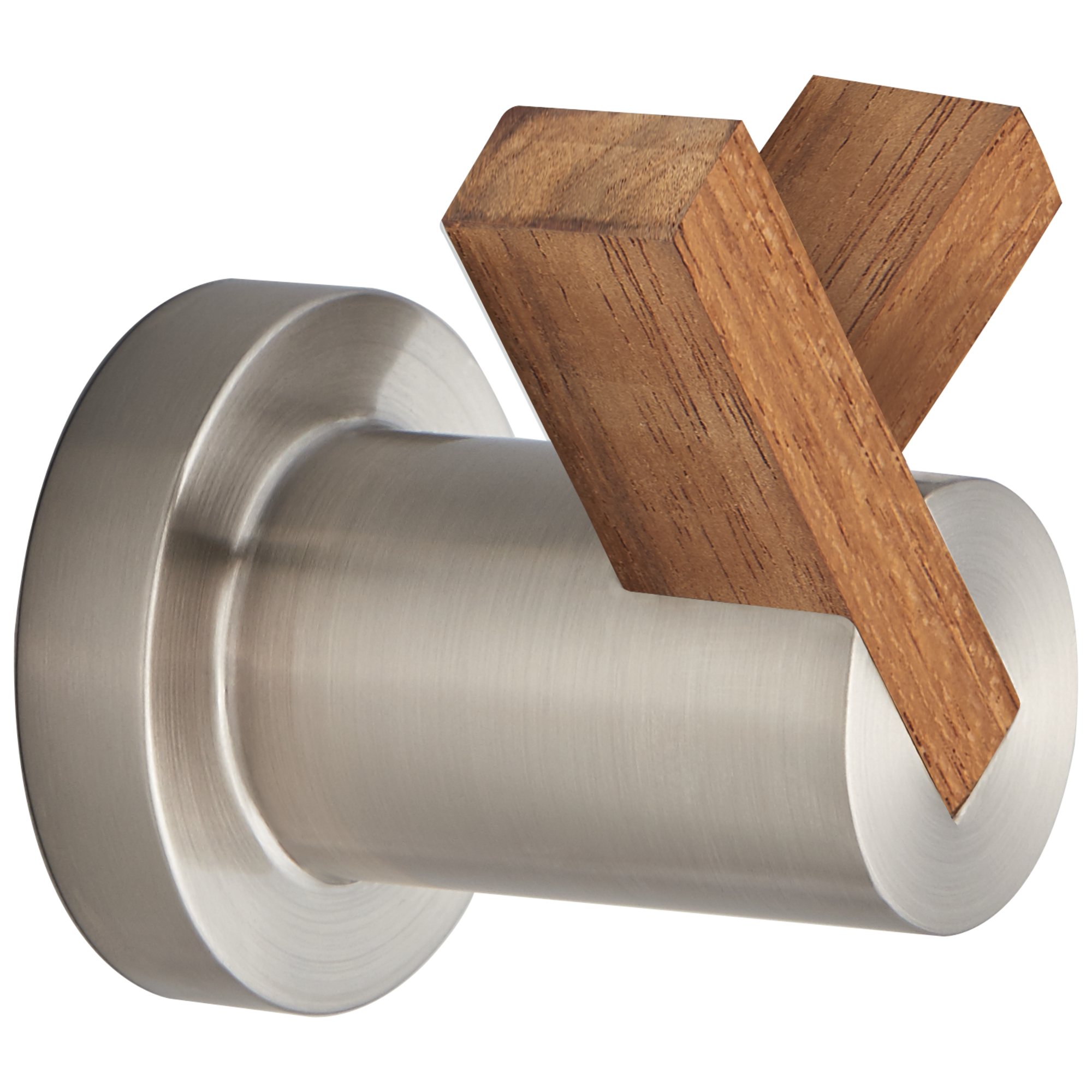 Brizo Litze High - Quality Zinc Double Robe Hook for Contemporary Bathrooms