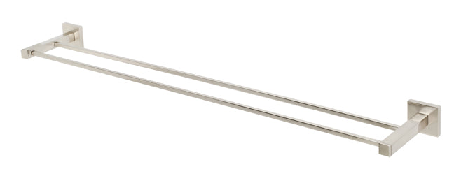 Alno Contemporary II Modern Bathroom Double Towel Bar with 30-Inch Center-to-Center Distance