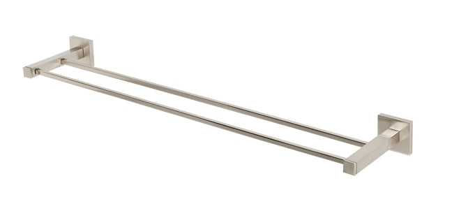 Alno Contemporary II 24-Inch Double Towel Bar for Modern Bathrooms