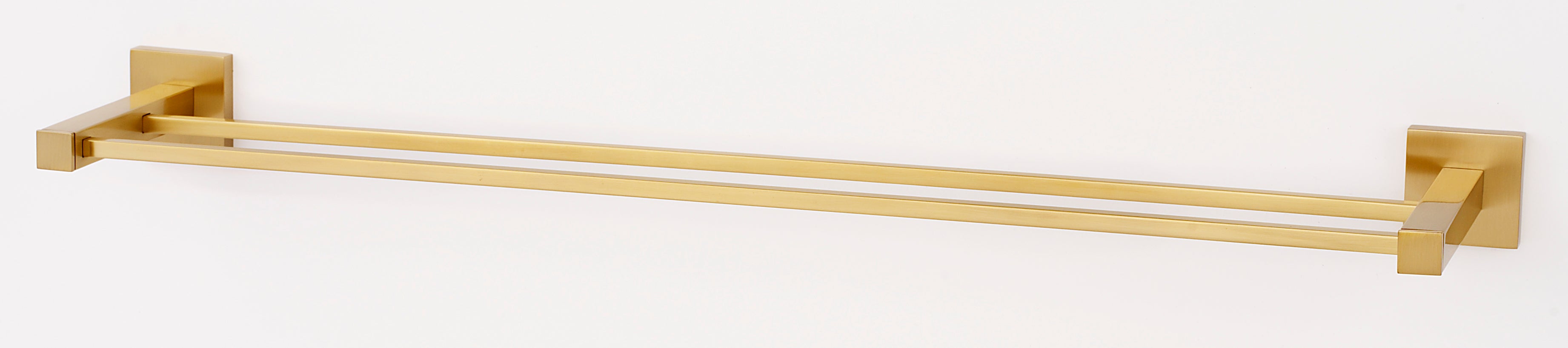 Alno Contemporary II 24-Inch Double Towel Bar for Modern Bathrooms