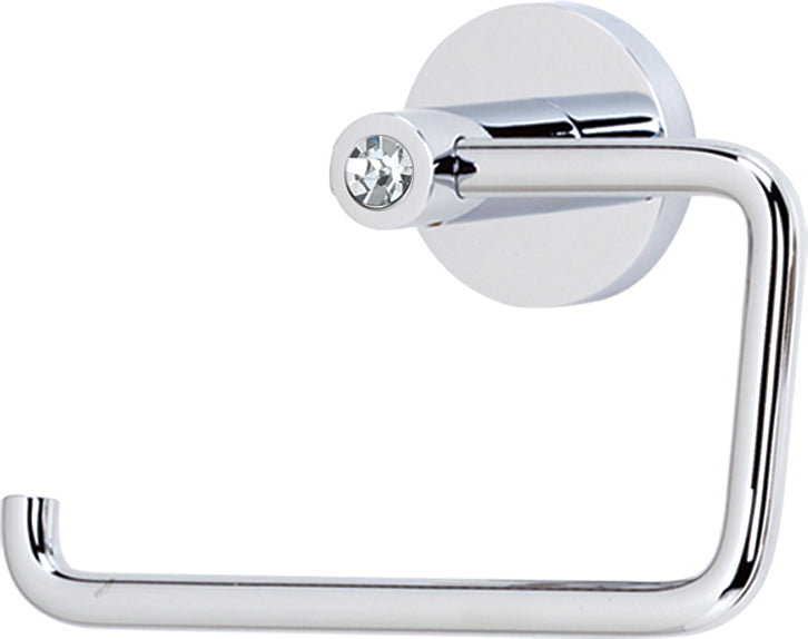 Alno Modern Contemporary I Crystal Design Single Post Bathroom Tissue Holder for a Stylish Bathroom