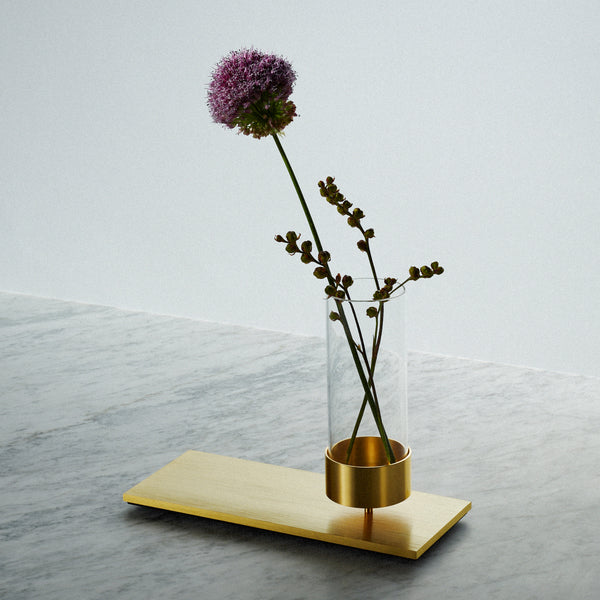 Exquisite Buster + Punch Machined Vase Crafted from Solid Metal