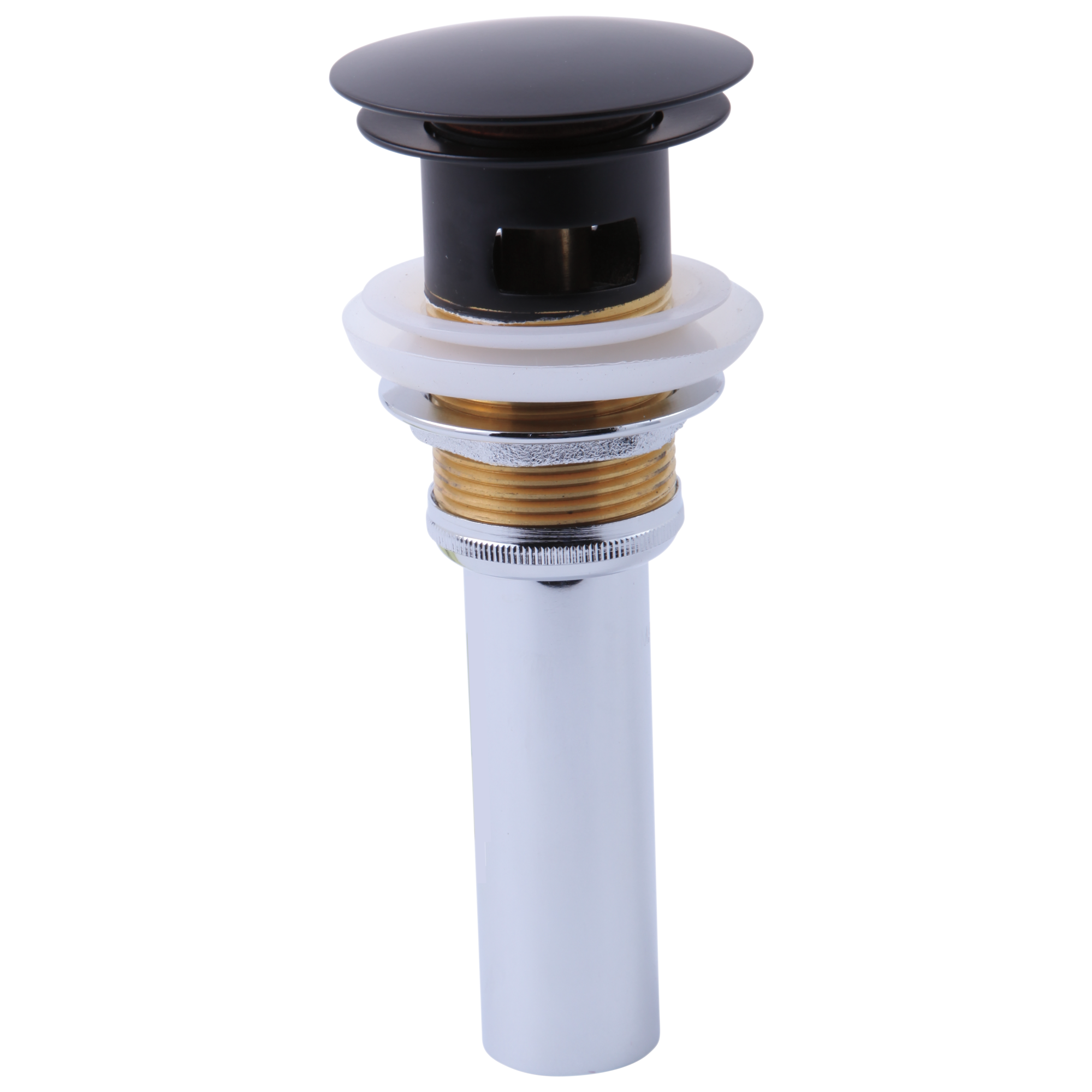 Brizo Premium Push - Button Pop - Up Drain with Overflow for Lavatory Sinks