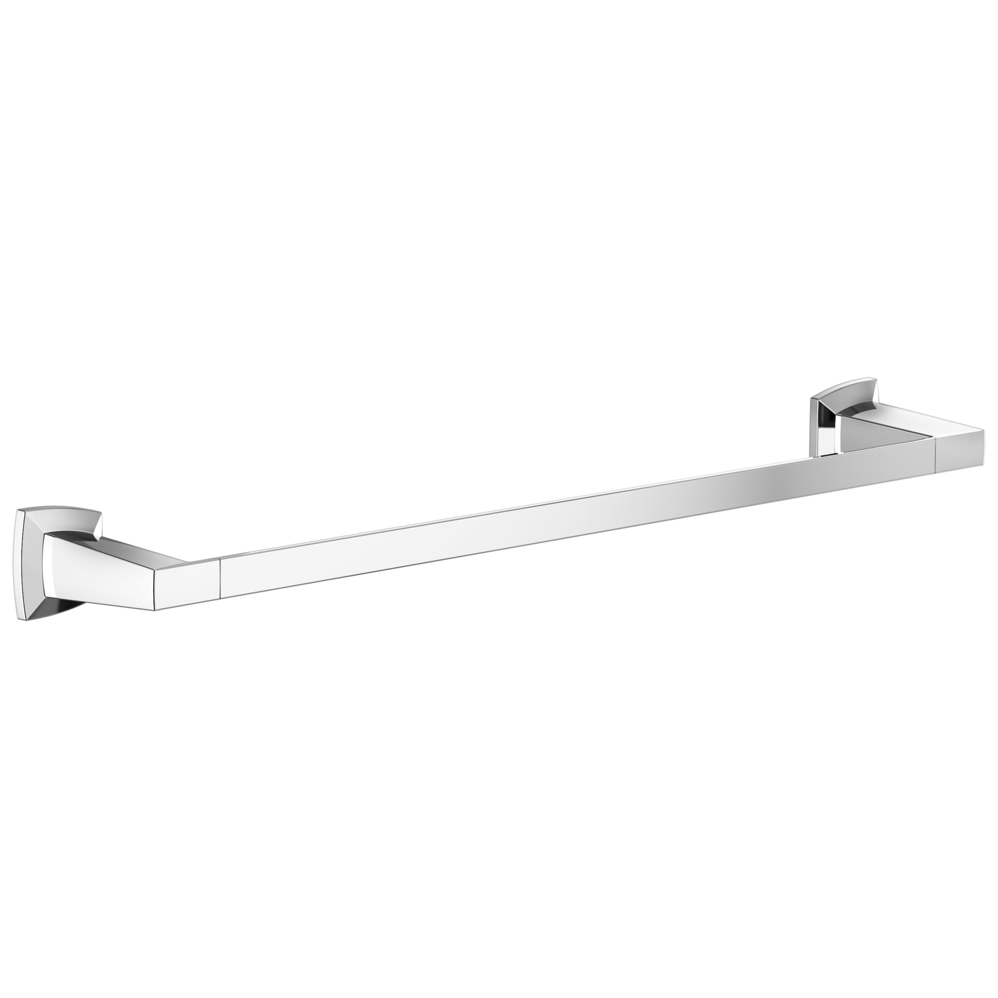Brizo Vettis 24-Inch Durable Zinc Towel Bar with Waterfall Design