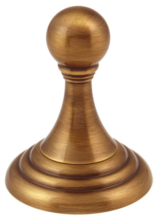 Alno Embassy 3' Traditional Bathroom Robe Hook for Elegant Decor