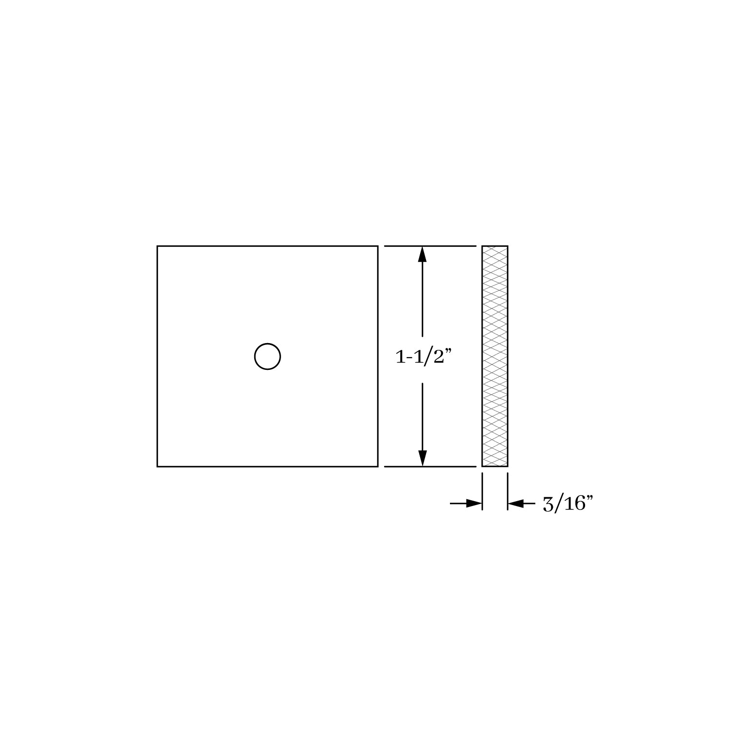 Exquisite Classic Brass Apres Square Backplate with 1 1/2 - Inch Cross Hatch Design for Home Decor
