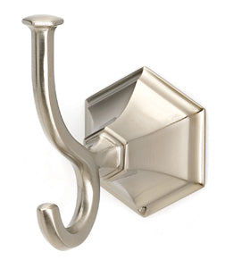 Alno Nicole Traditional Universal Bathroom Robe Hook for Practical Storage