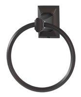 Alno Transitional Geometric Style Bathroom Towel Ring