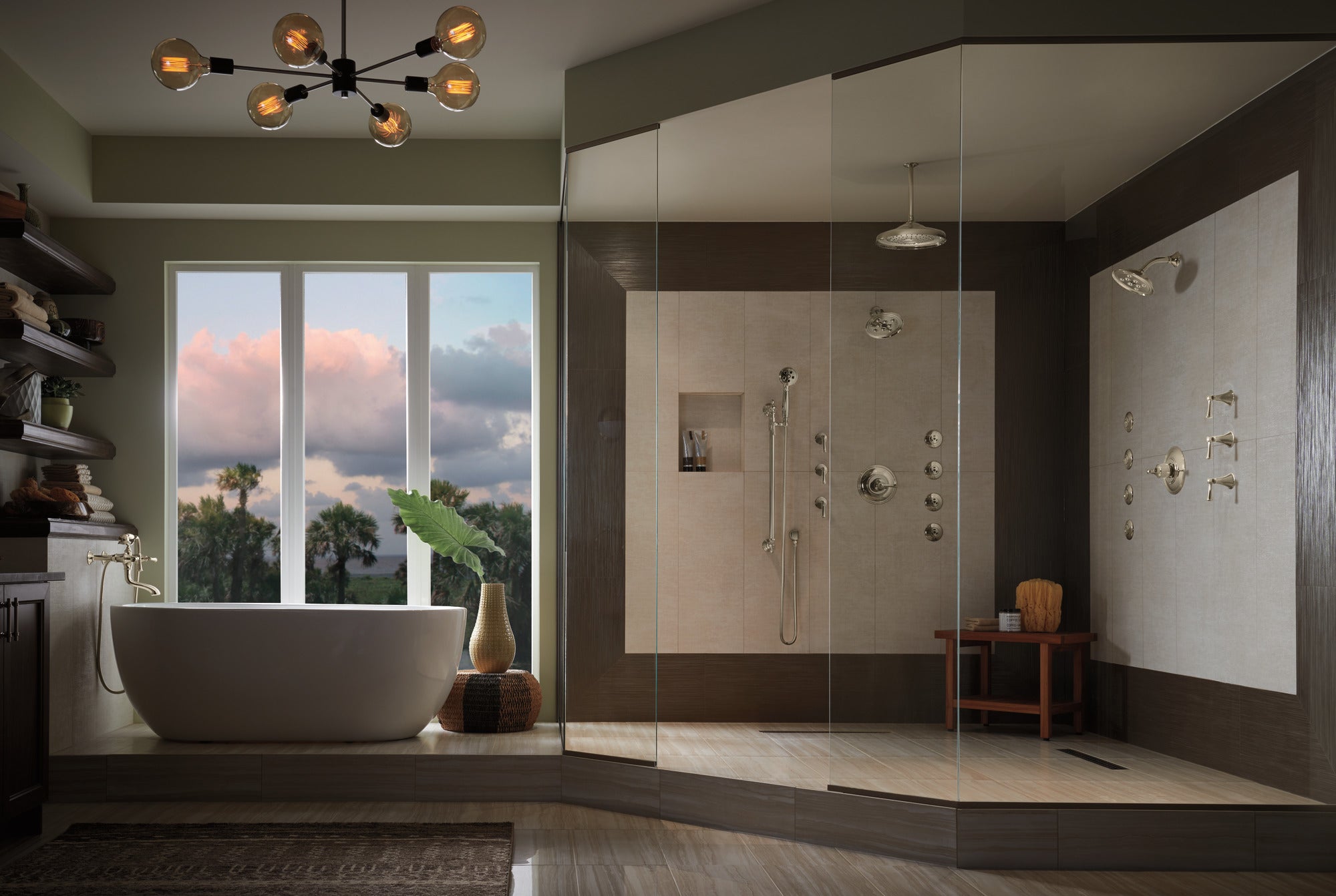 Brizo Hydrachoice Max Universal Round Shower Body Spray Trim for Luxury Bathing