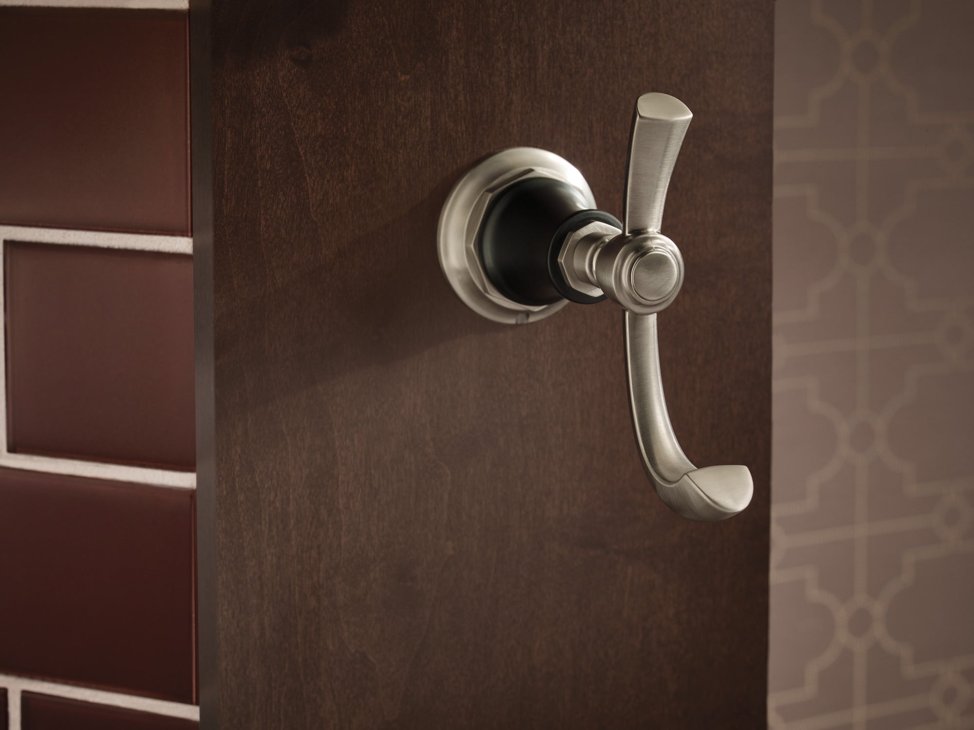 Brizo Rook Double Robe Hook: High - Quality Zinc, Timeless Design