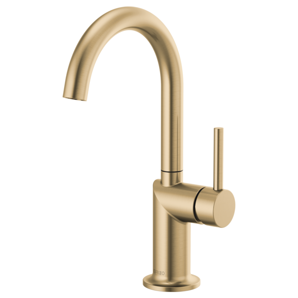 Brizo Odin Modern Bar Faucet with Graceful Arc Spout and Minimalist Handle Design