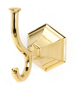 Alno Nicole Traditional Universal Bathroom Robe Hook for Practical Storage