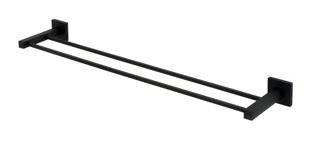 Alno Contemporary II 24-Inch Double Towel Bar for Modern Bathrooms