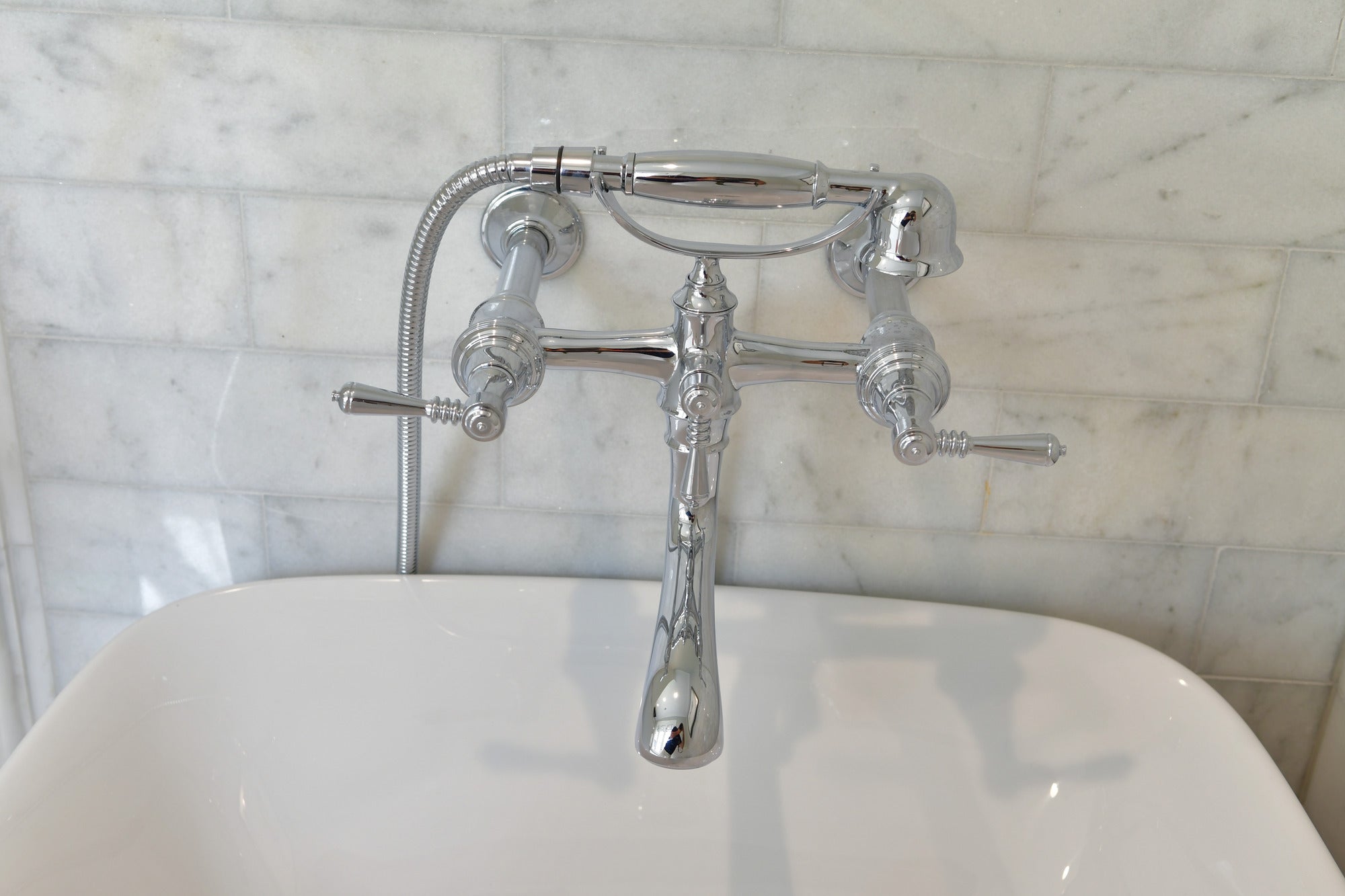 Brizo Luxury Traditional Wall - Mounted Tub Filler Unions with Optional Extension