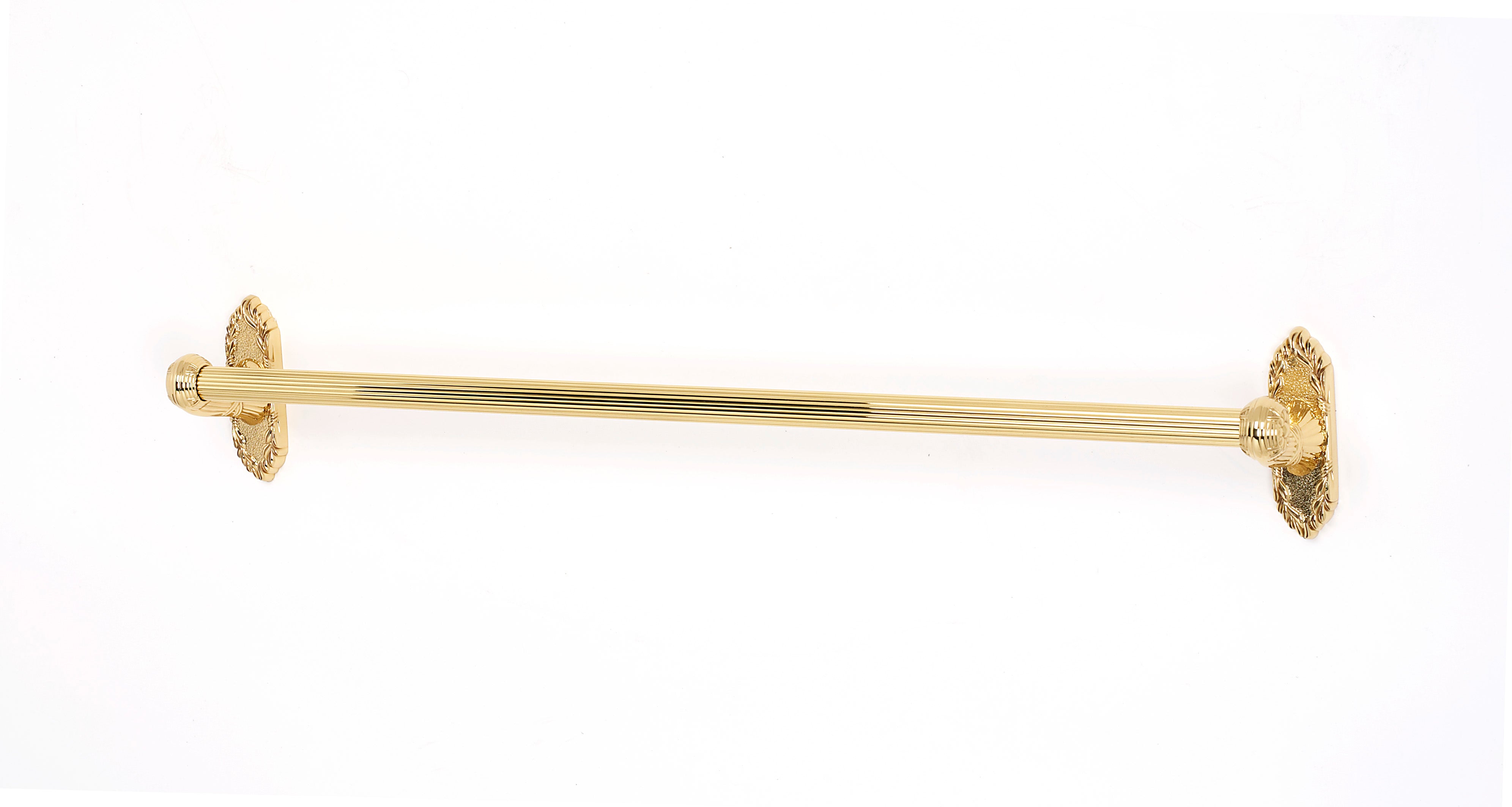 Alno Ribbon & Reed 24-Inch Bathroom Towel Bar - A Traditional and Functional Bathroom Accessory